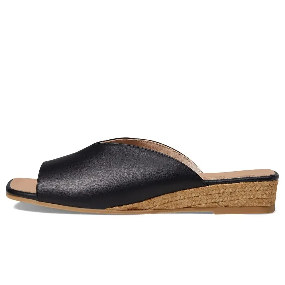 ERIC MICHAEL® TAMARA MULES FOR WOMEN – BLACK EU 35 (US WOMEN'S 4.5-5) M (B)